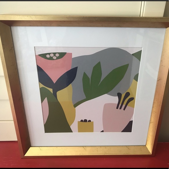 Kate and Laurel Abstract Floral Print Art Set - Picture 3 of 3